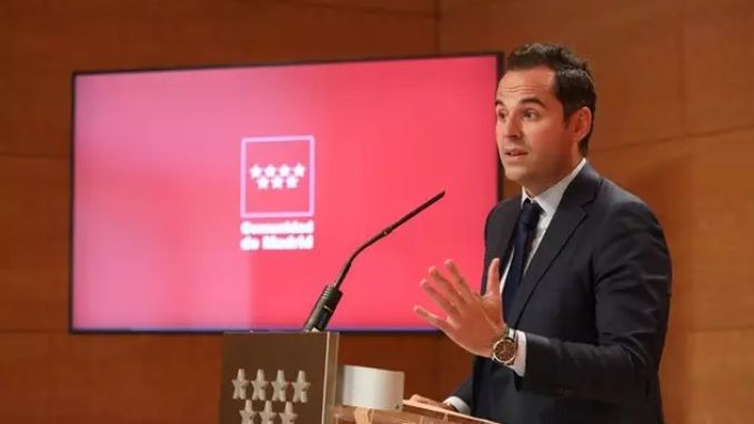 El vicepresidente de la Comunidad de Madrid, Ignacio Aguado. EP.