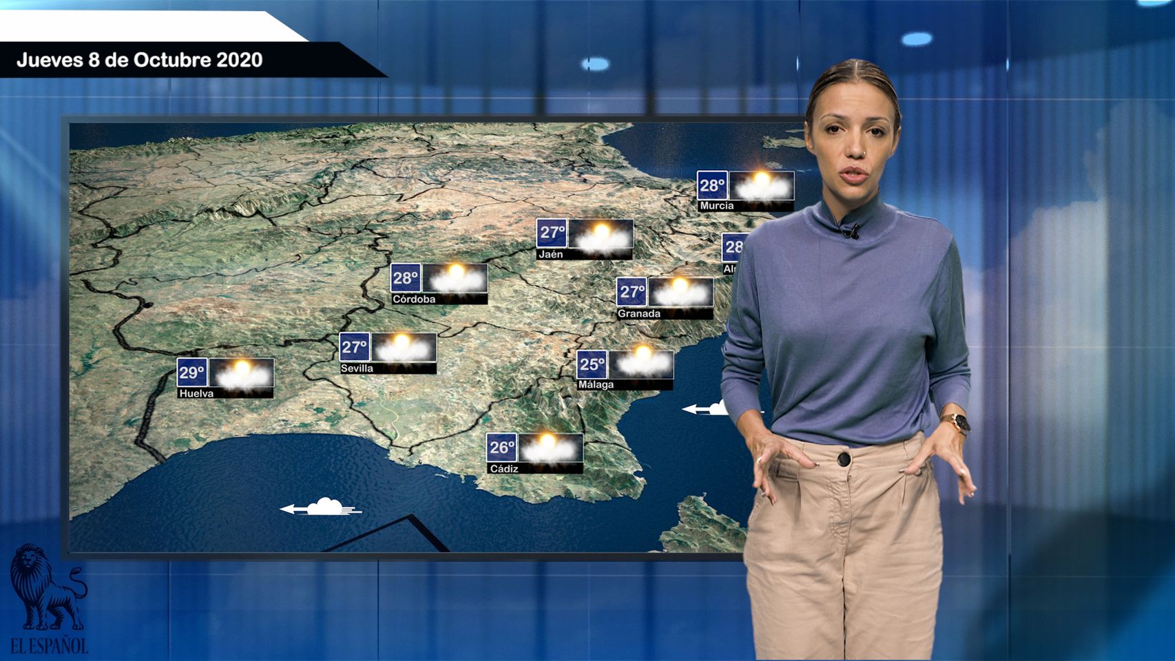 Pronóstico para el 8 de octubre.