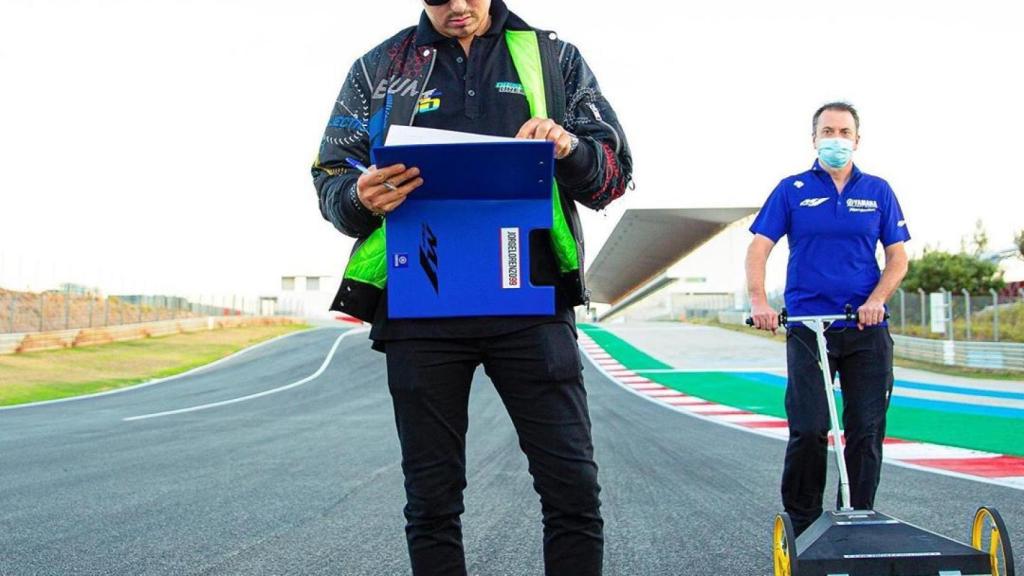 Jorge Lorenzo en el circuito de Portimao