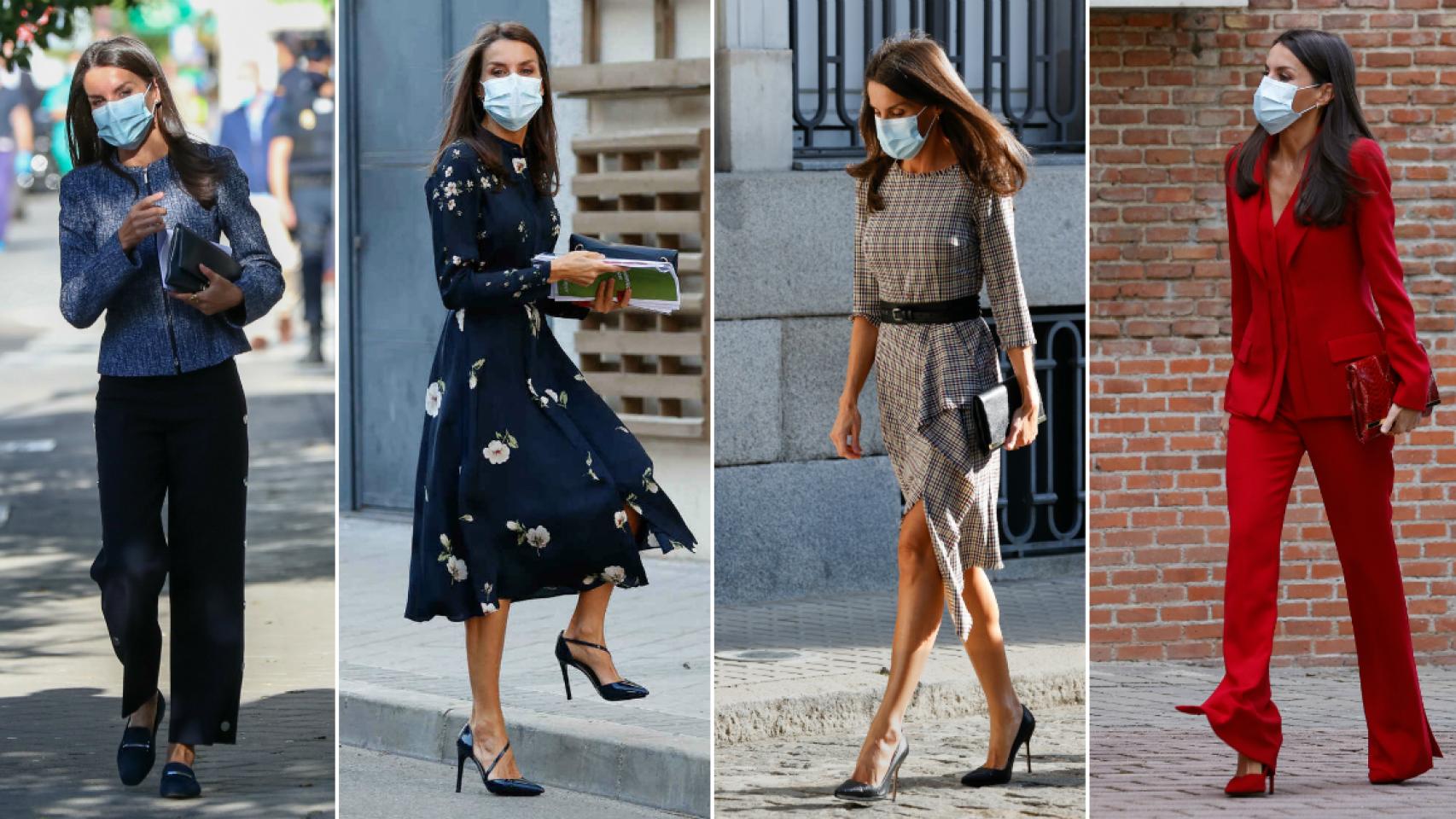 La reina Letizia en cuatro actos de agenda en el último mes.