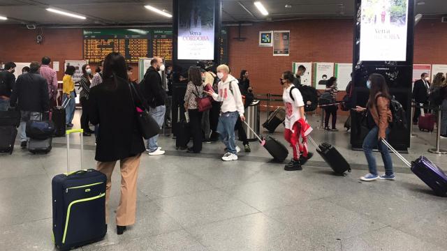 Salida de Atocha de cientos de personas a las 16 horas.