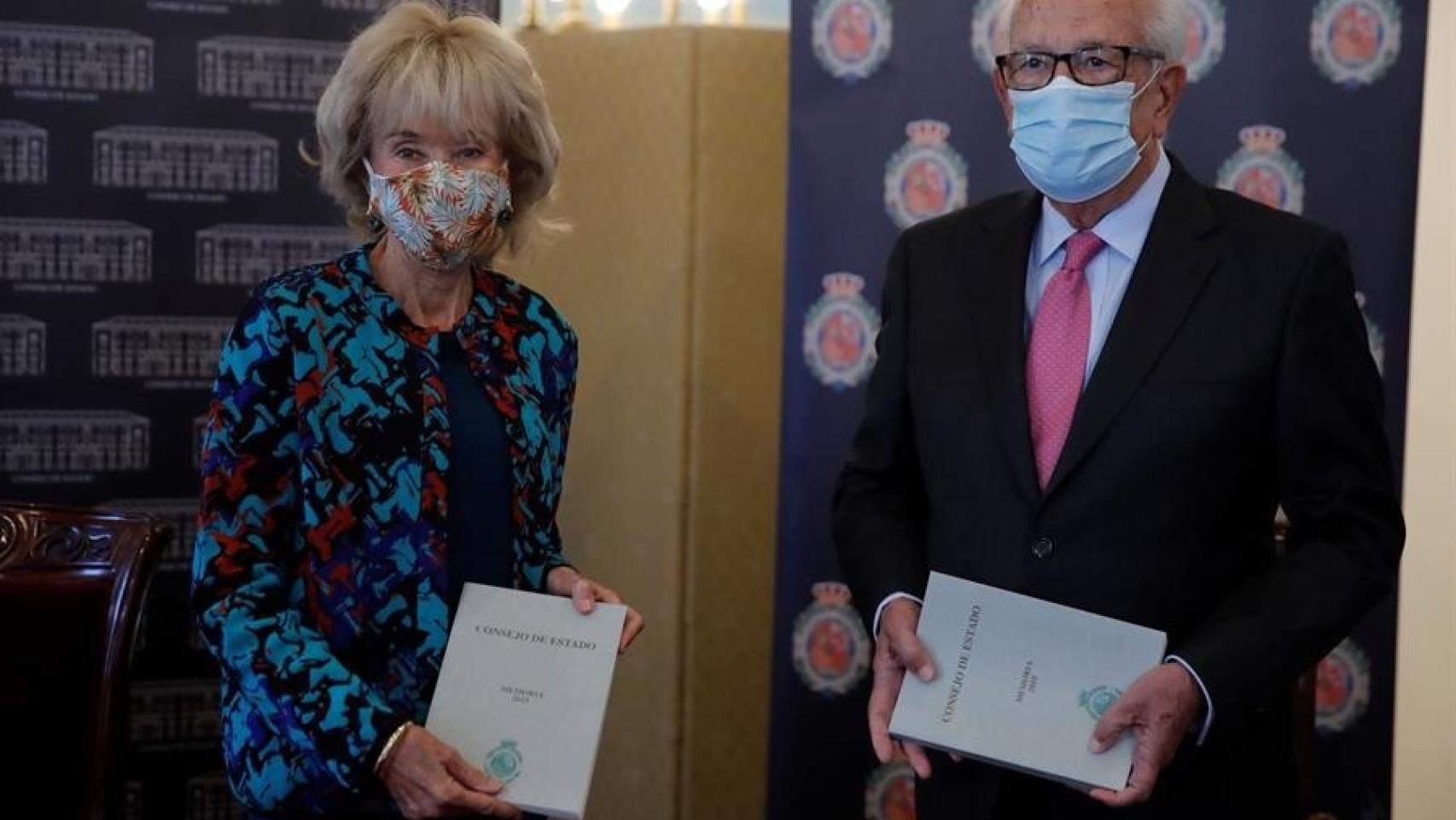 Fernández de la Vega y Ledesma, durante la presentación de la Memoria de 2019./
