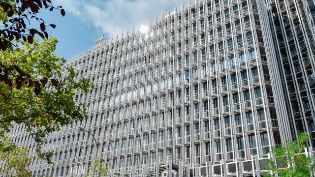 Fachada del edificio de oficinas Castellana 91, en Madrid, en una imagen de archivo.