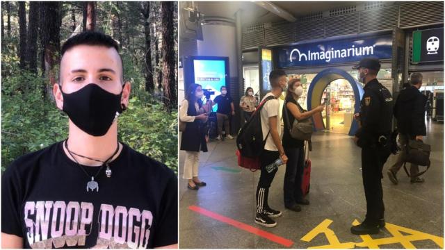 Escaparon del cerrojazo de Madrid: Lucas se ha saltado clases para poder ir a su pueblo