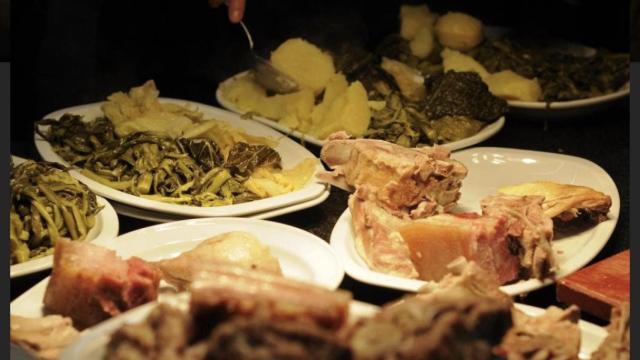 Imagen de un cocido del restaurante Cabanas (Lalín)
