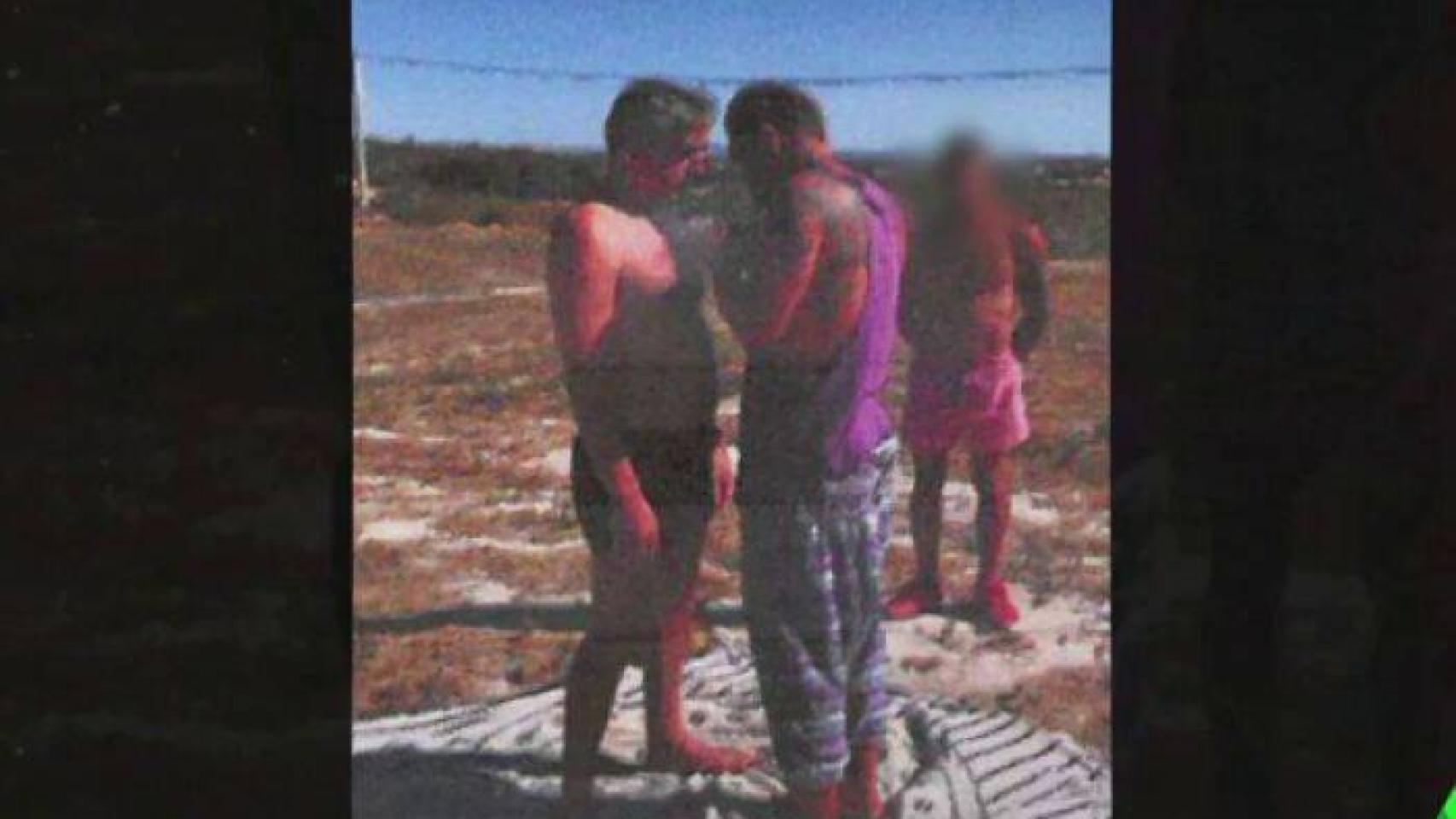 El fotógrafo toledano junto a Nacho Vidal justo antes de morir