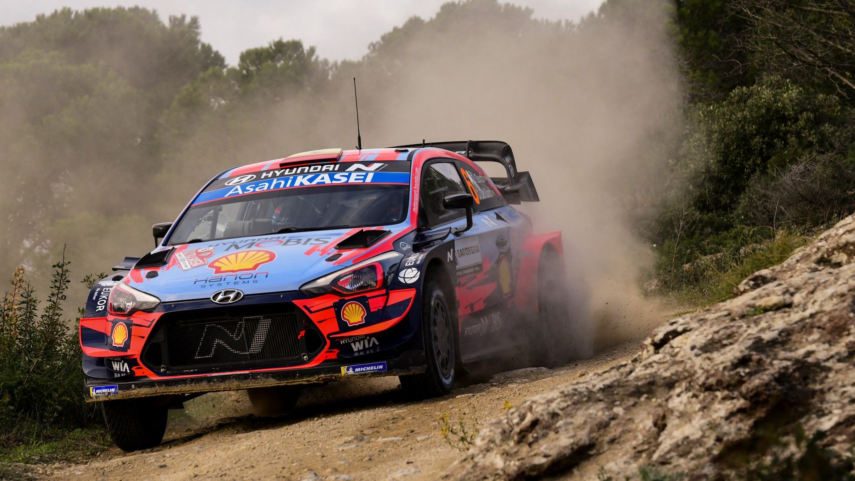 Dani Sordo, durante el Rally de Cerdeña