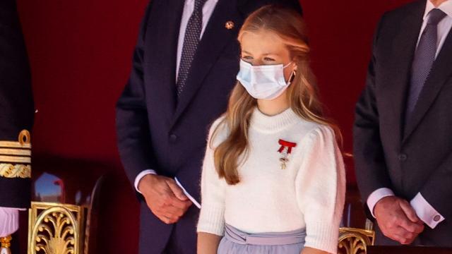 Leonor, en el Día de la Hispanidad.