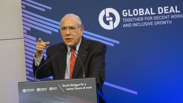 El secretario general de la OCDE, Ángel Gurría, en una imagen de archivo.