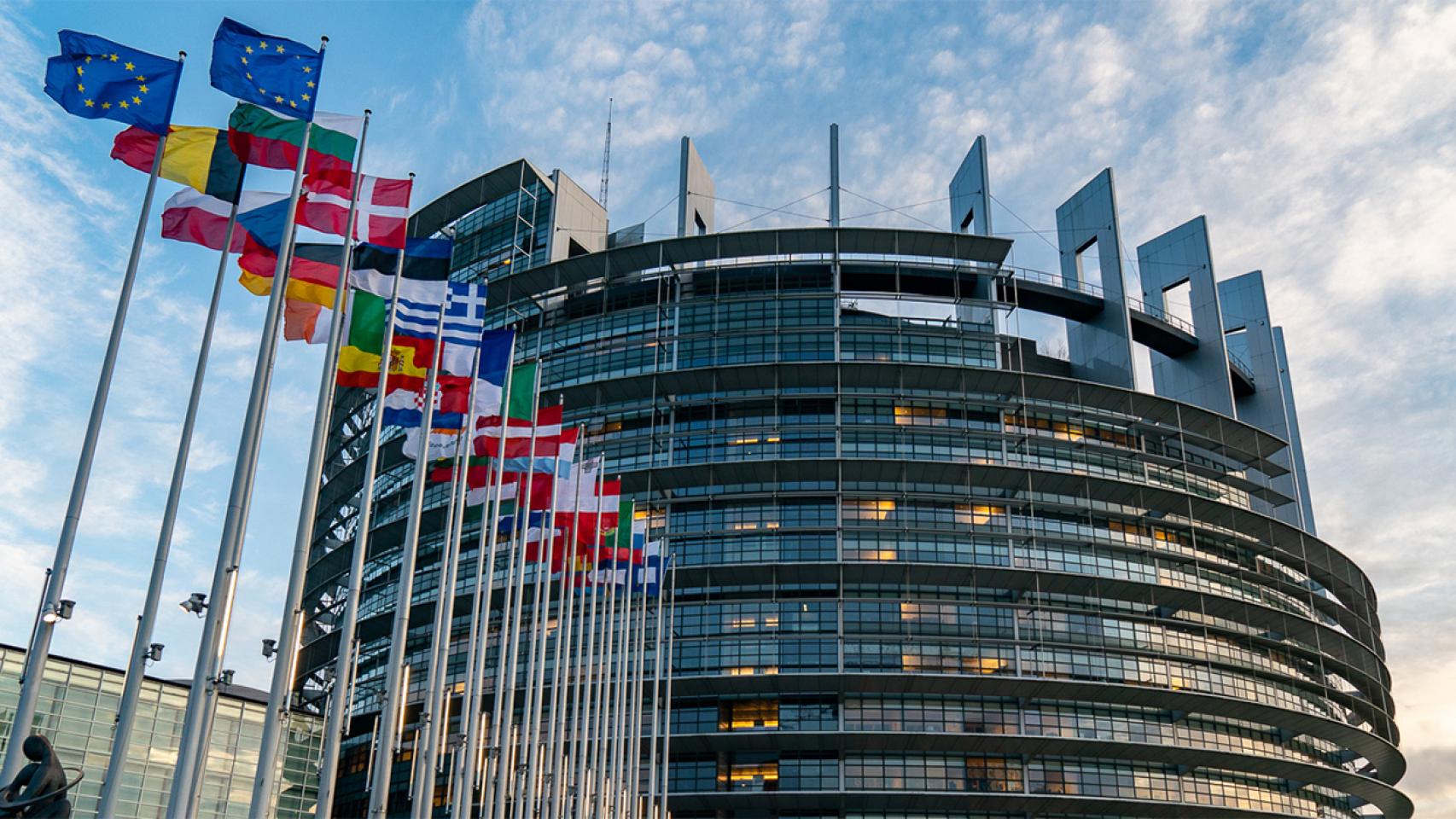 La sede del Parlamento Europeo en Estrasburgo.