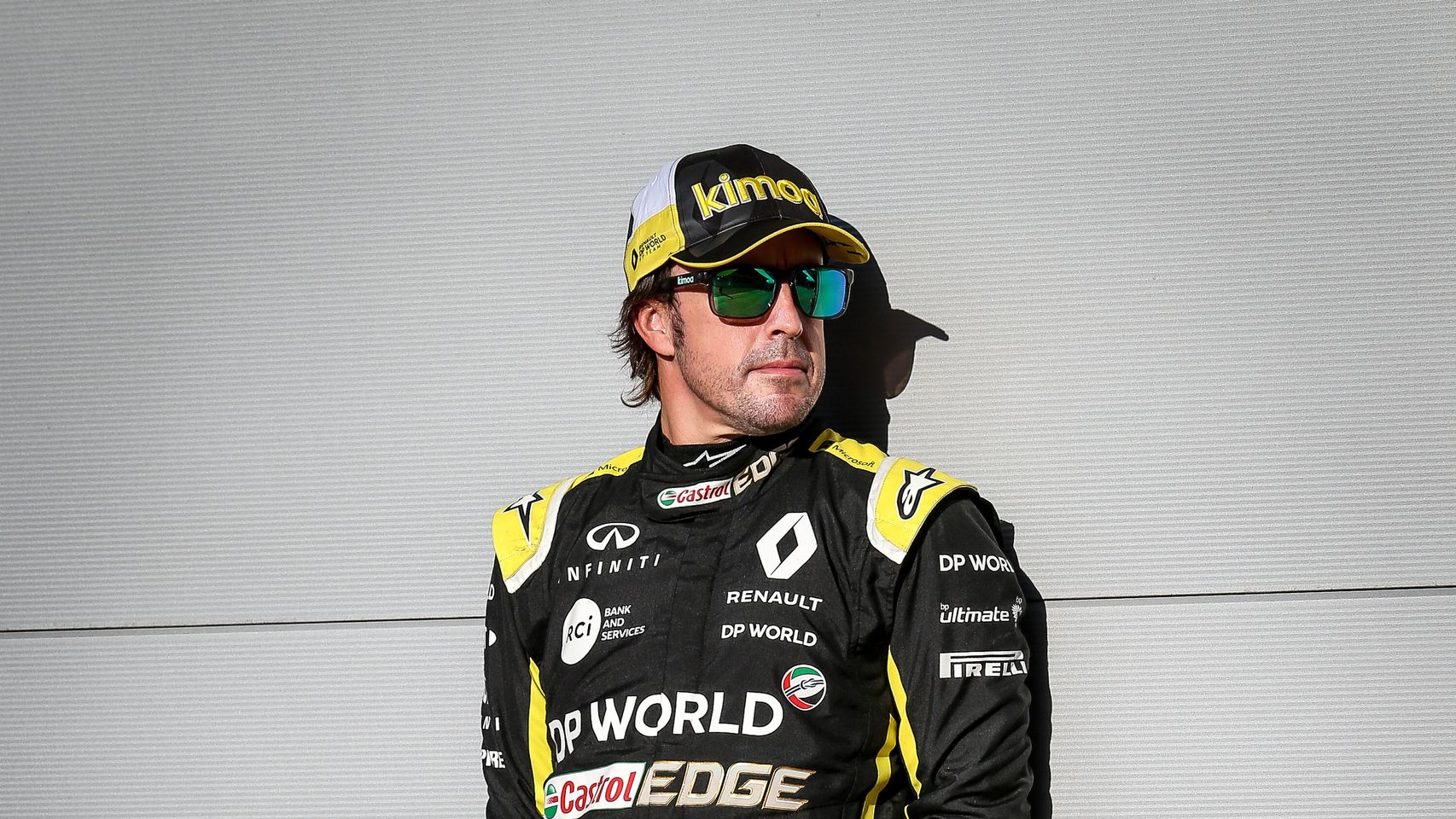 Fernando Alonso, con el mono de Renault F1