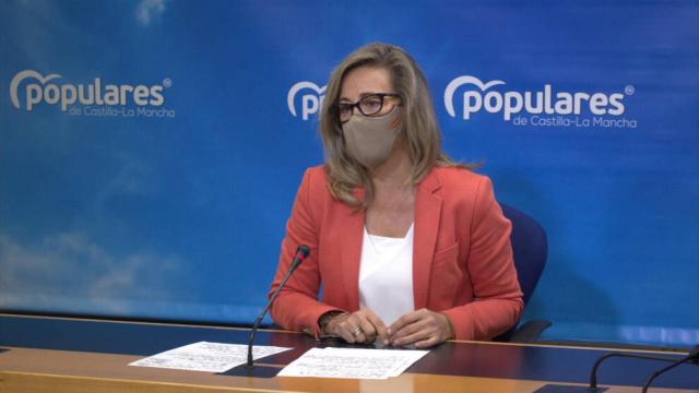 La portavoz del PP en las Cortes de Castilla-La Mancha, Lola Merino