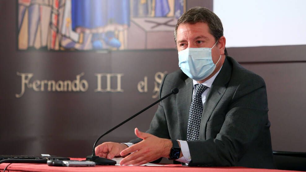 Emiliano García-Page, este martes en la catedral de Toledo. Foto: Ó. HUERTAS.