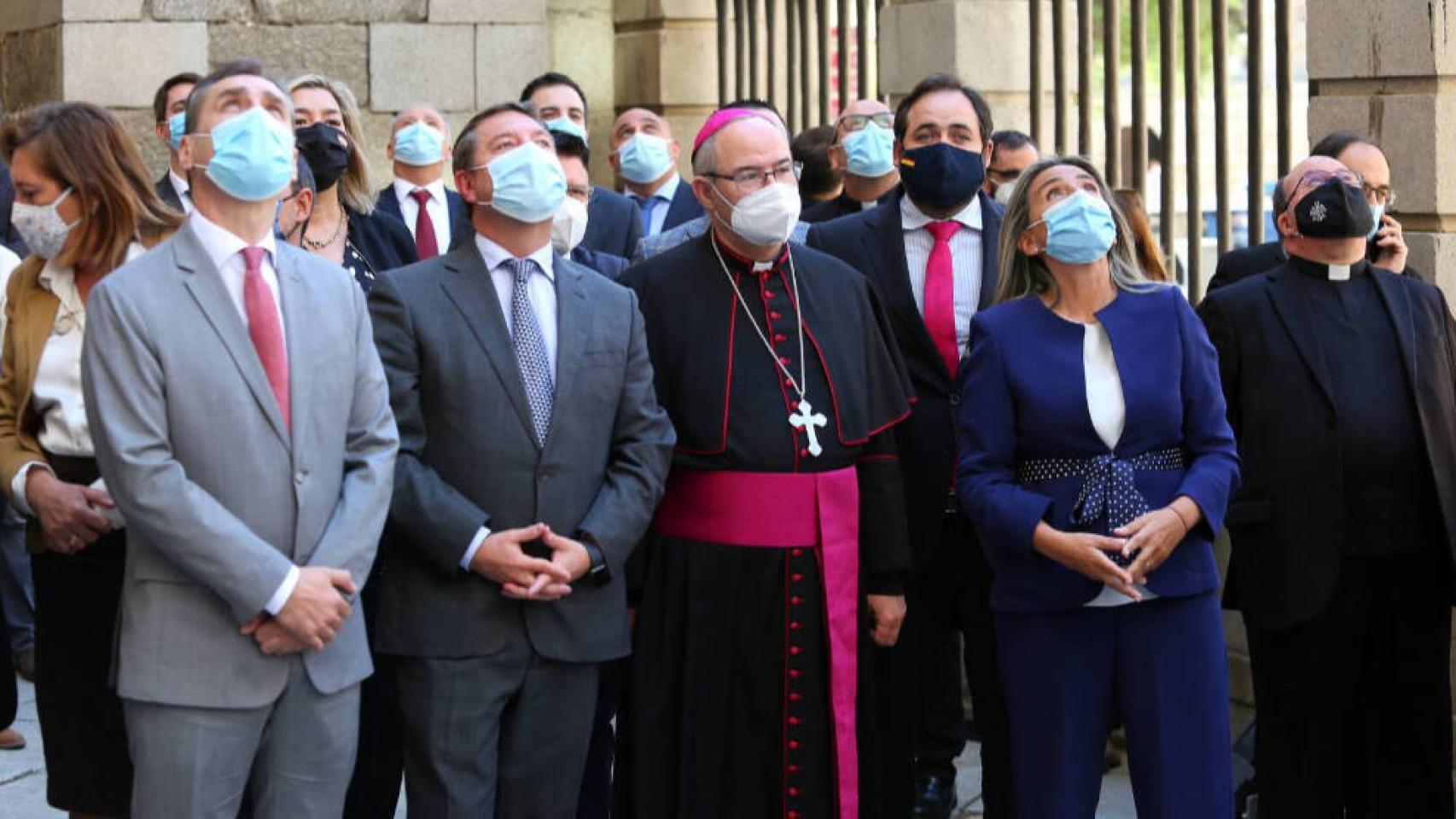 Inauguración de la torre restaurada de la Catedral de Toledo. Fotos: Óscar Huertas, Junta de Comunidades, Ayuntamiento de Toledo y Arzobispado. Foto de portada: Óscar Huertas