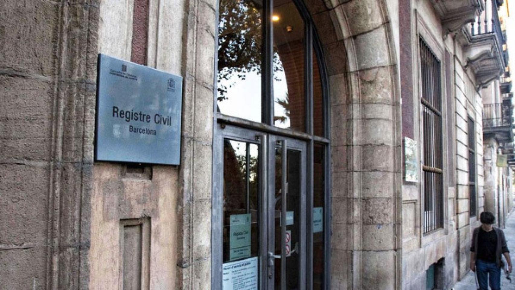 Imagen del Registro Civil de Barcelona.