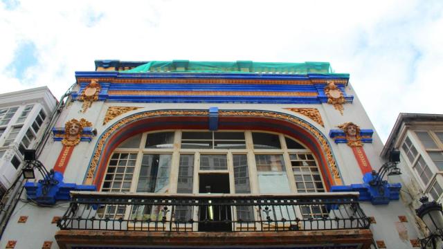 La fachada del Gran Café Moderno hoy