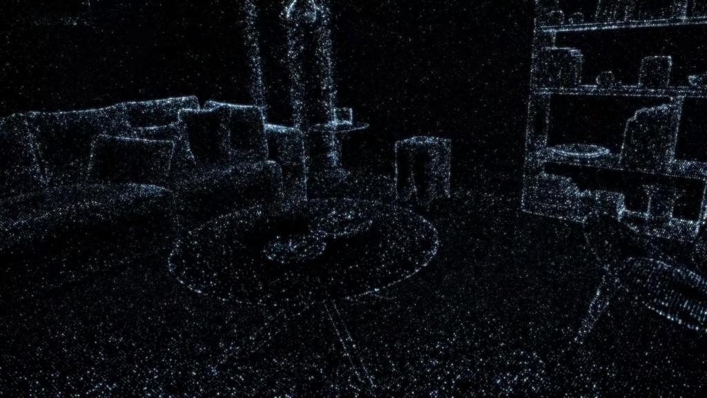 Modelo de puntos generado por LiDAR