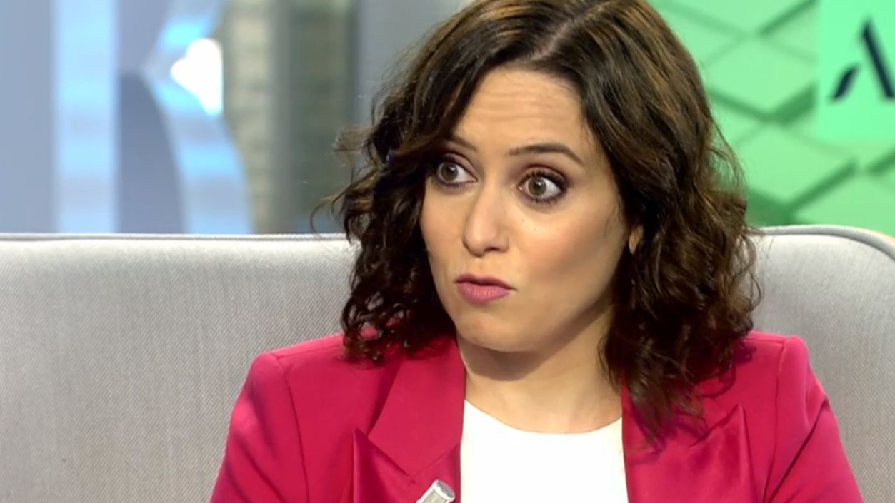 Isabel Díaz Ayuso, presidenta de la Comunidad de Madrid, en Telecinco.