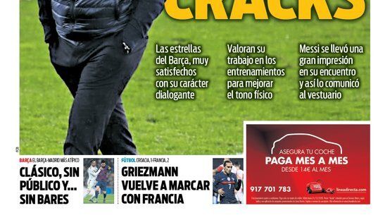 Portada Sport (15/10/2020)