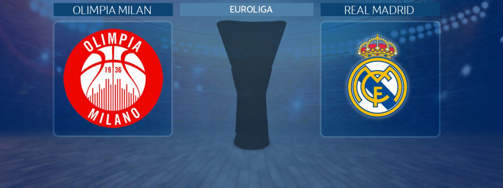 Olimpia Milan - Real Madrid, partido de la Euroliga
