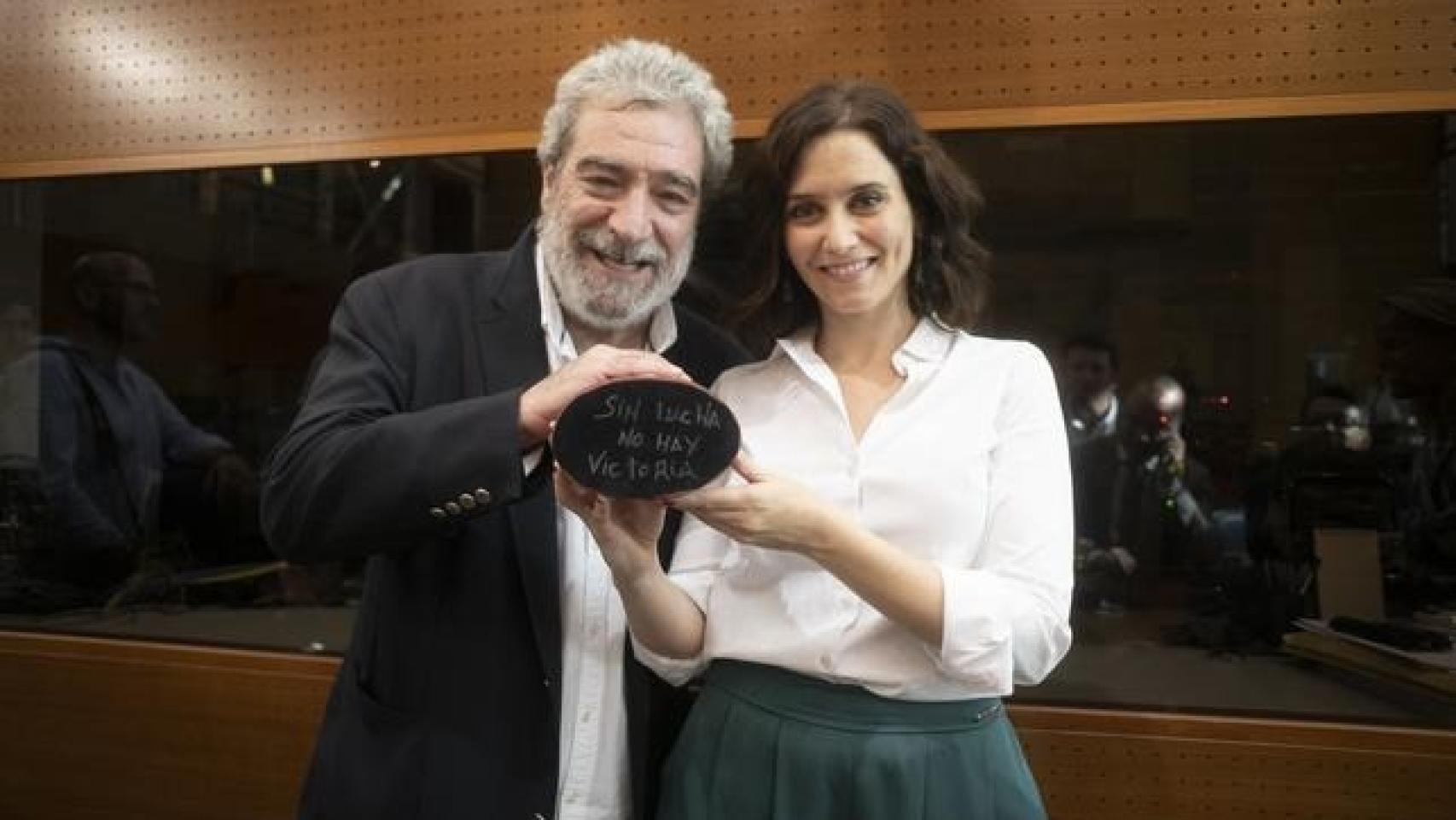 Miguel Ángel Rodríguez e Isabel Díaz Ayuso.