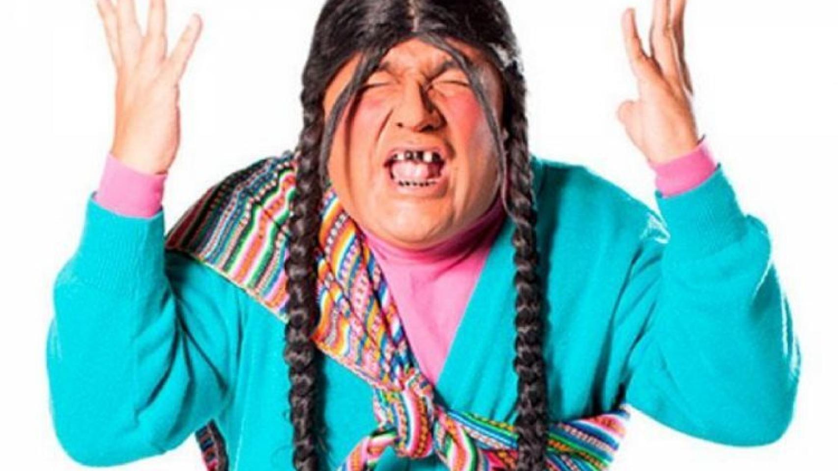 La Paisana Jacinta, protagonizada por un cómico peruano.