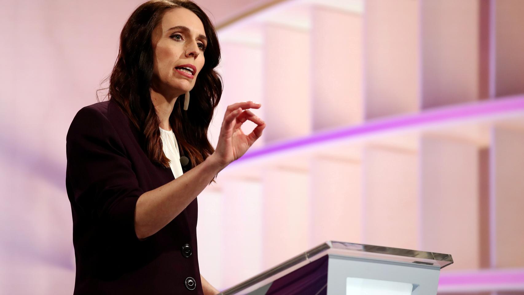 Jacinda Ardern.