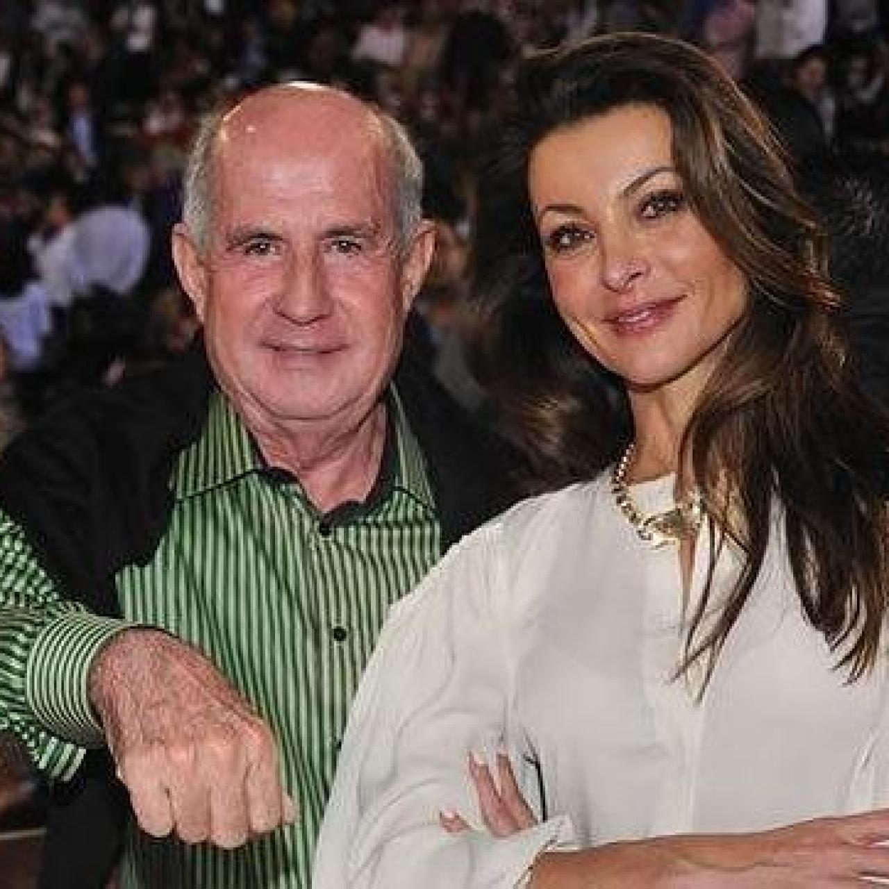 Silvia Gómez Cuétara, junto a su hoy expareja, Simón.