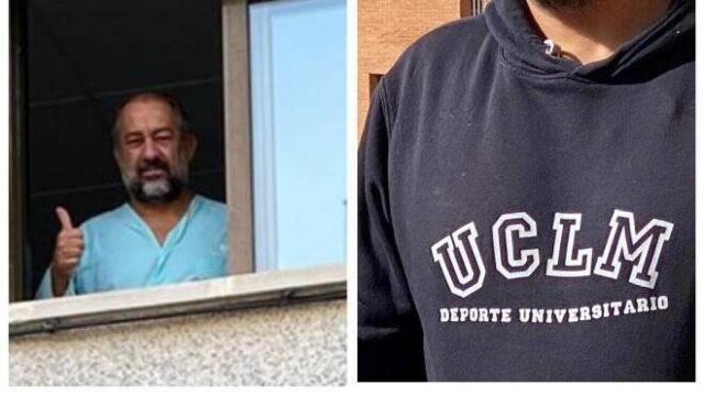 Julián Garde en el hospital