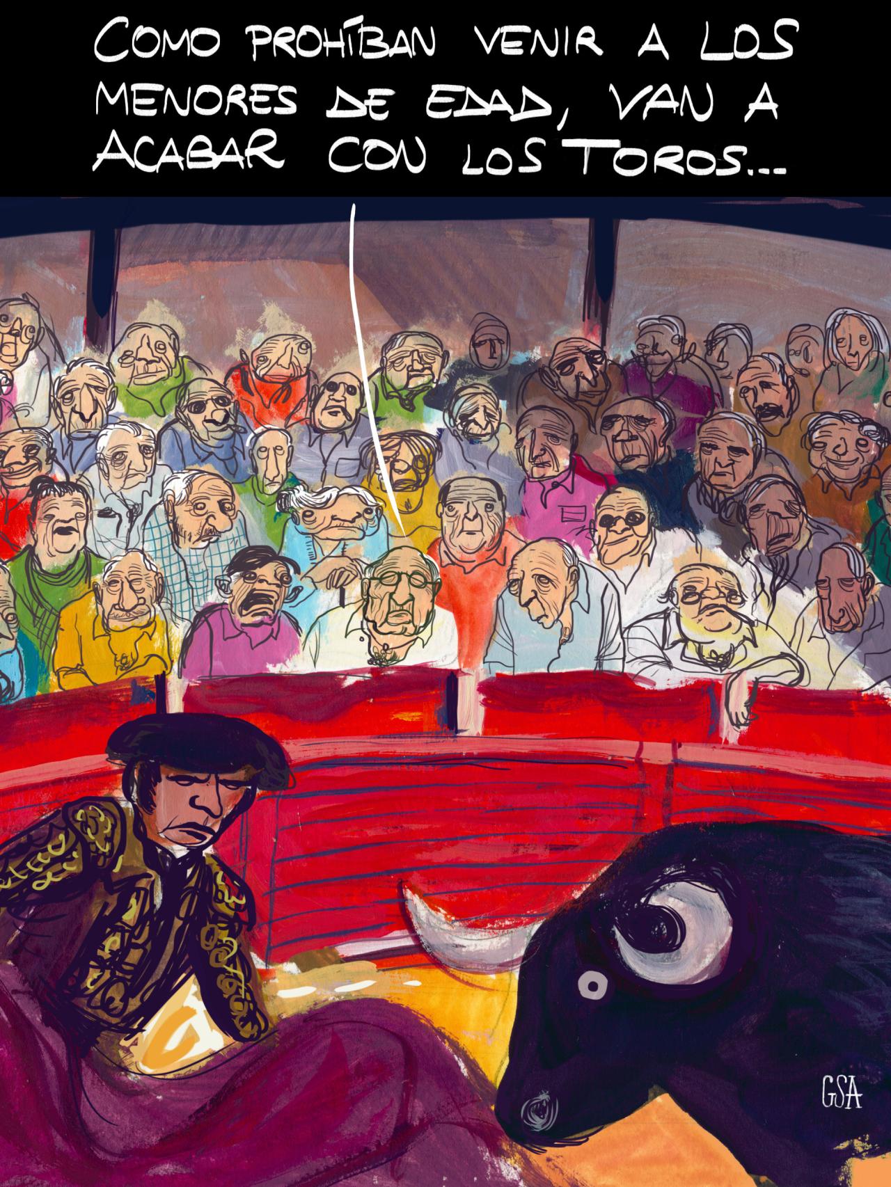 Prohibición de los menores en los toros