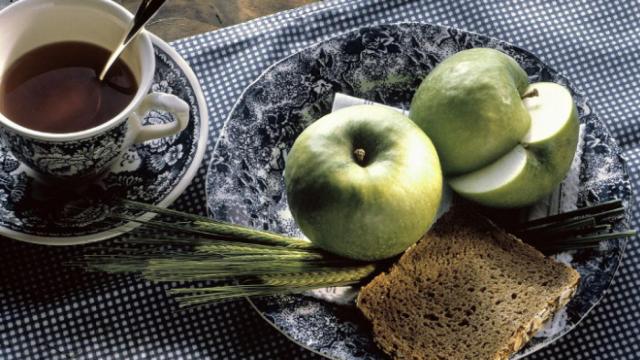 Té y manzanas, fuentes de flavonoles.
