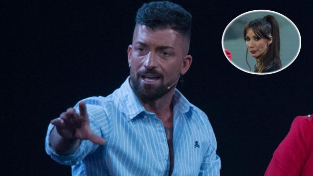 Rubén junto a Fani Carbajo en montaje de JALEOS.