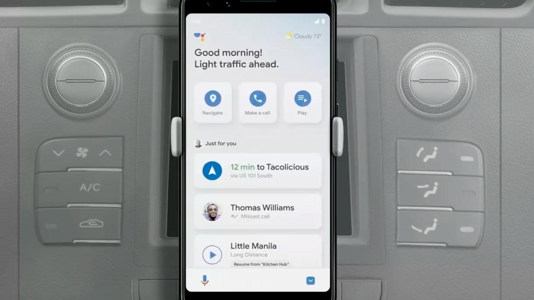El modo especial de conducción empieza a llegar a Google Maps