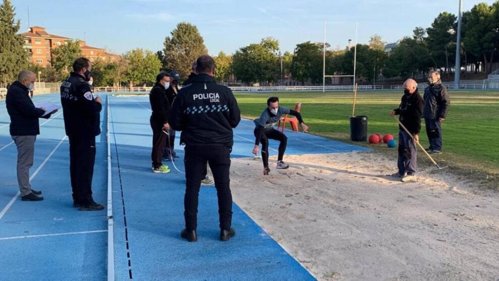 Las pruebas físicas se están realizando en la Escuela de Gimnasia de Toledo