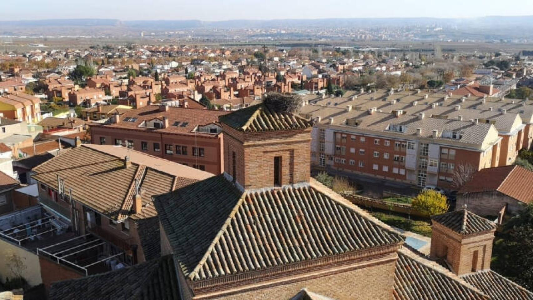 Una panorámica de Cabanillas del Campo (Guadalajara), la localidad más rica de Castilla-La Mancha
