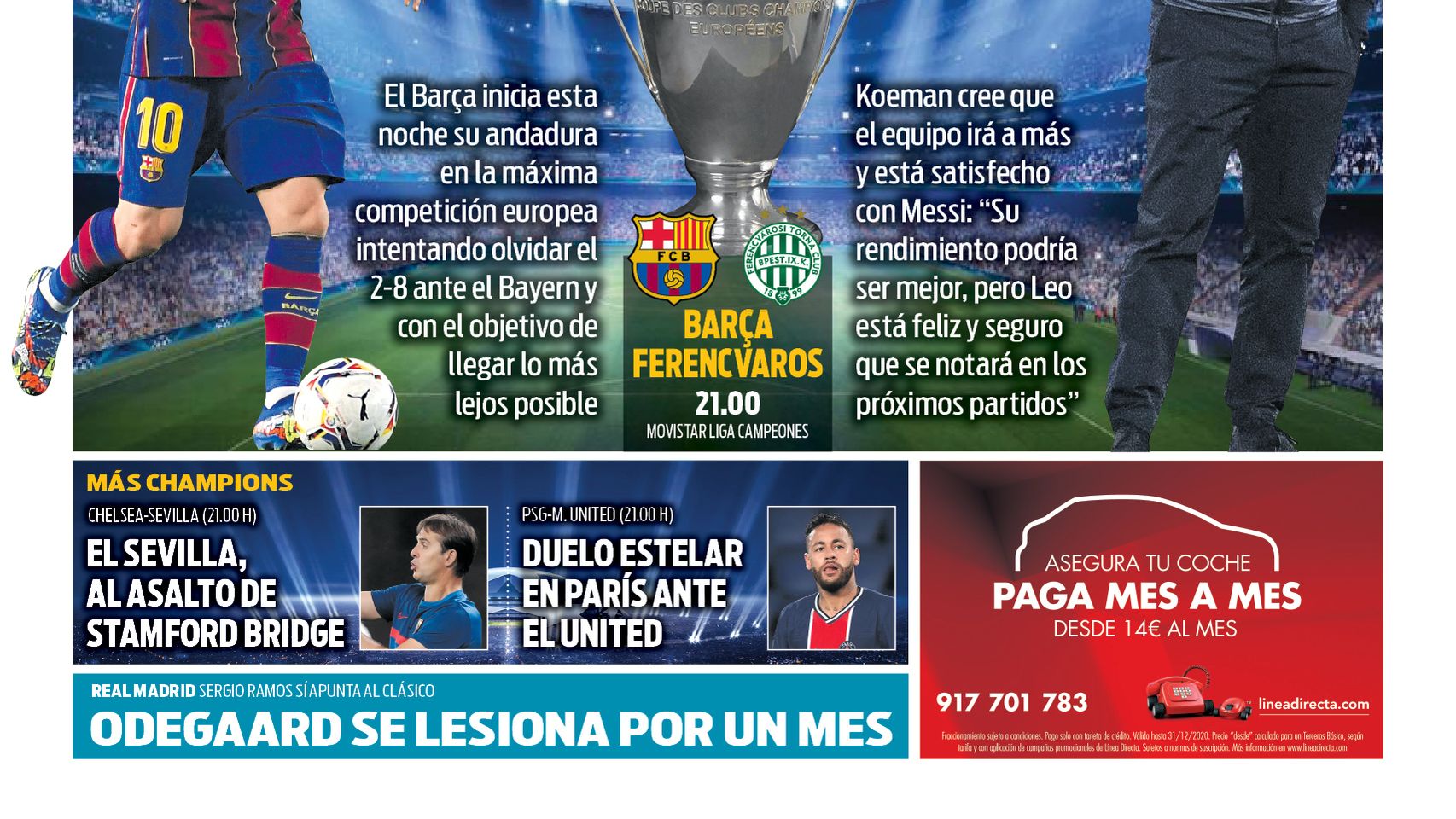 Portada Sport (20/10/20)