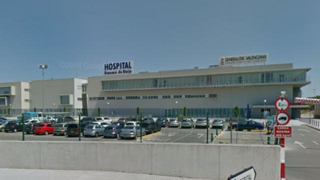 El Hospital Francesc de Borja de Gandía, donde los facultativos atendieron a la menor.