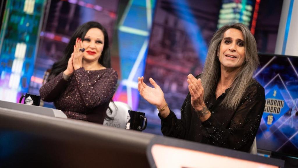 Alaska y Mario Vaquerizo, en 'El Hormiguero'.