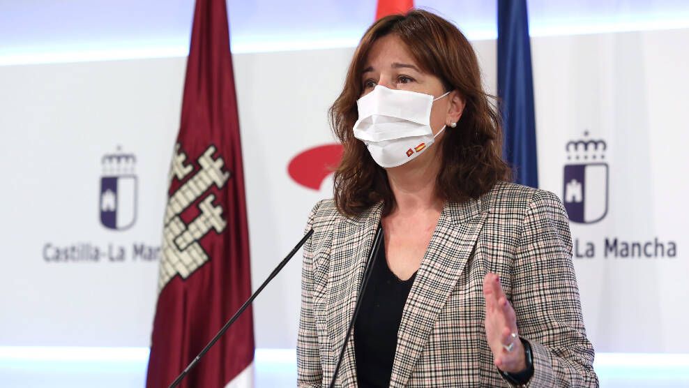 Blanca Fernández, este miércoles en el Palacio de Fuensalida. Foto: Ó. HUERTAS.