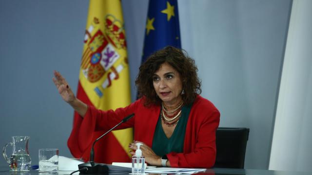 María Jesús Montero, en la rueda de prensa posterior al Consejo de Ministros.