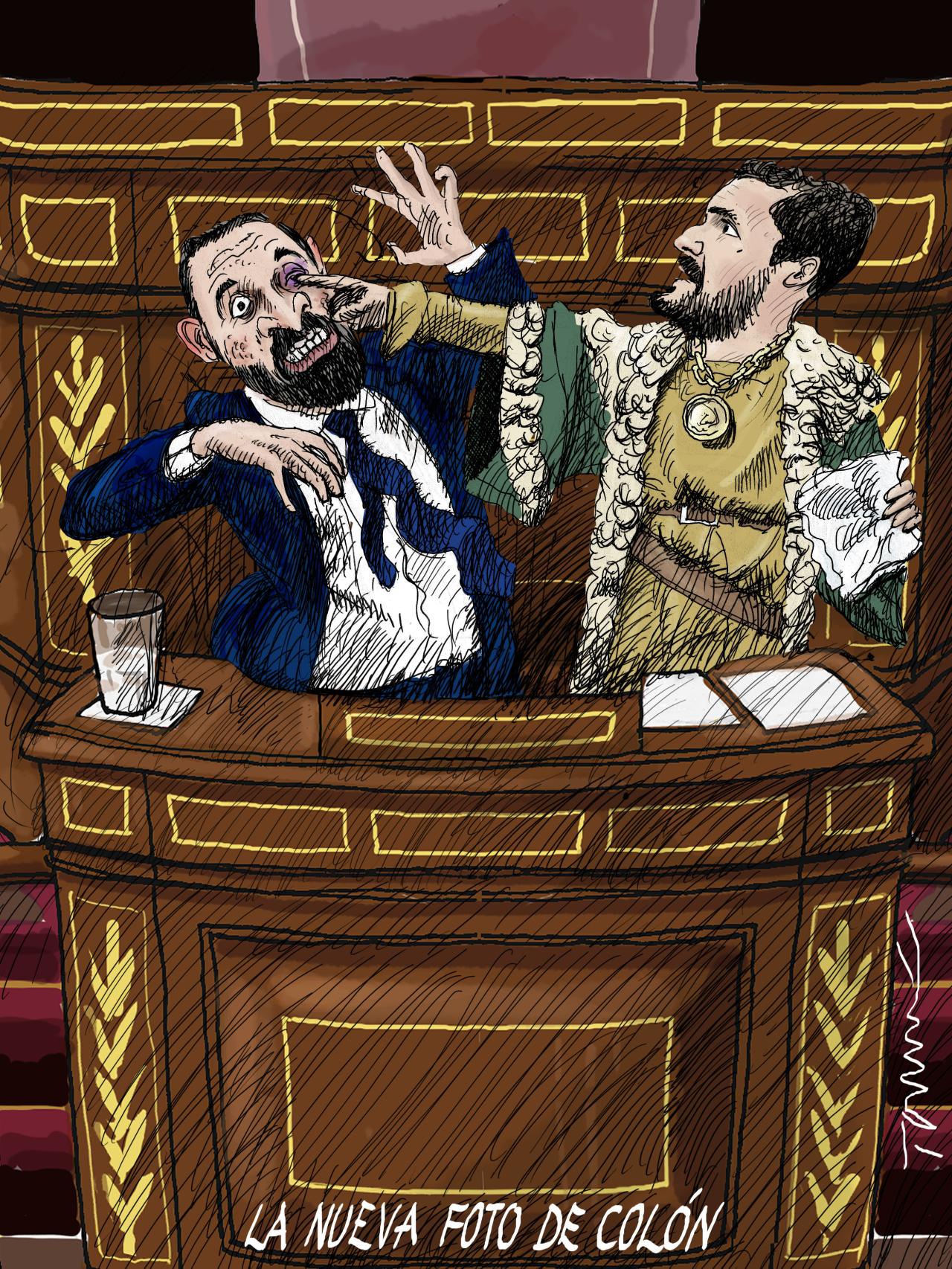 La nueva foto de Colón