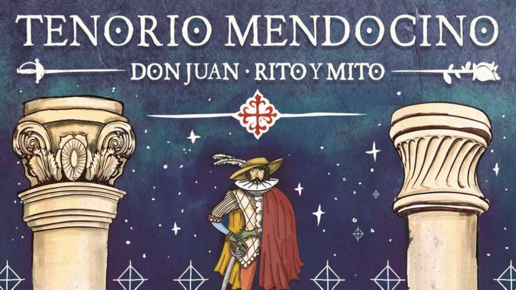 Imagen parcial del llamativo cartel de la XXX edición del Tenorio Mendocino obra de JASP y diseño de Pablo Suárez de Puga