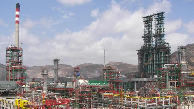 El complejo de Repsol en la ciudad murciana de Cartagena.
