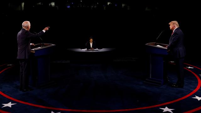 Último debate entre Donald Trump y Joe Biden antes de las elecciones, celebrado en Nashville.