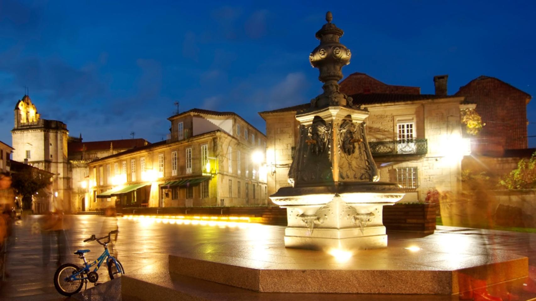 Fuente de la Plaza Alonso de Fonseca en Pontevedra