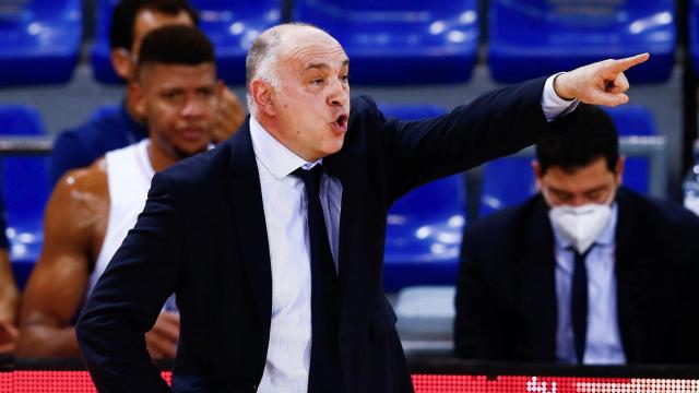 Pablo Laso, durante El Clásico