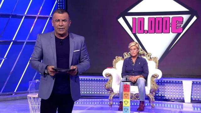Jorge Javier Vázquez y Chelo García Cortés en 'Quiero dinero' (Mediaset)
