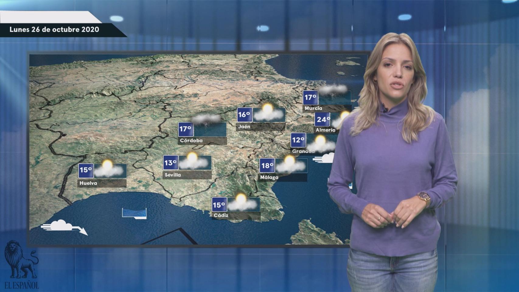 El tiempo para este lunes.