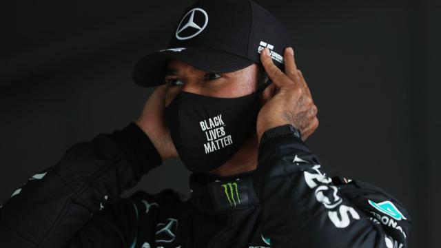 Lewis Hamilton, durante el Gran Premio de Portugal de Fórmula 1