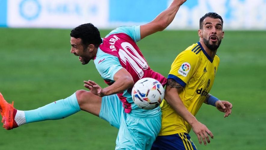Álvaro Negredo e Iborra, en el Cádiz - Villarreal de la jornada 7 de La Liga